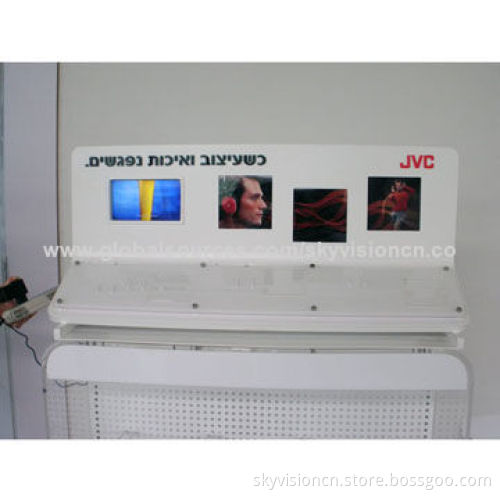 10-inch Digital photo frame, supports 1,080P with 1,024*600 pixels, wall mountable and easy fixed